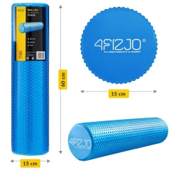 Wałek do masażu z wypustkami CARE+ 60 cm niebieski