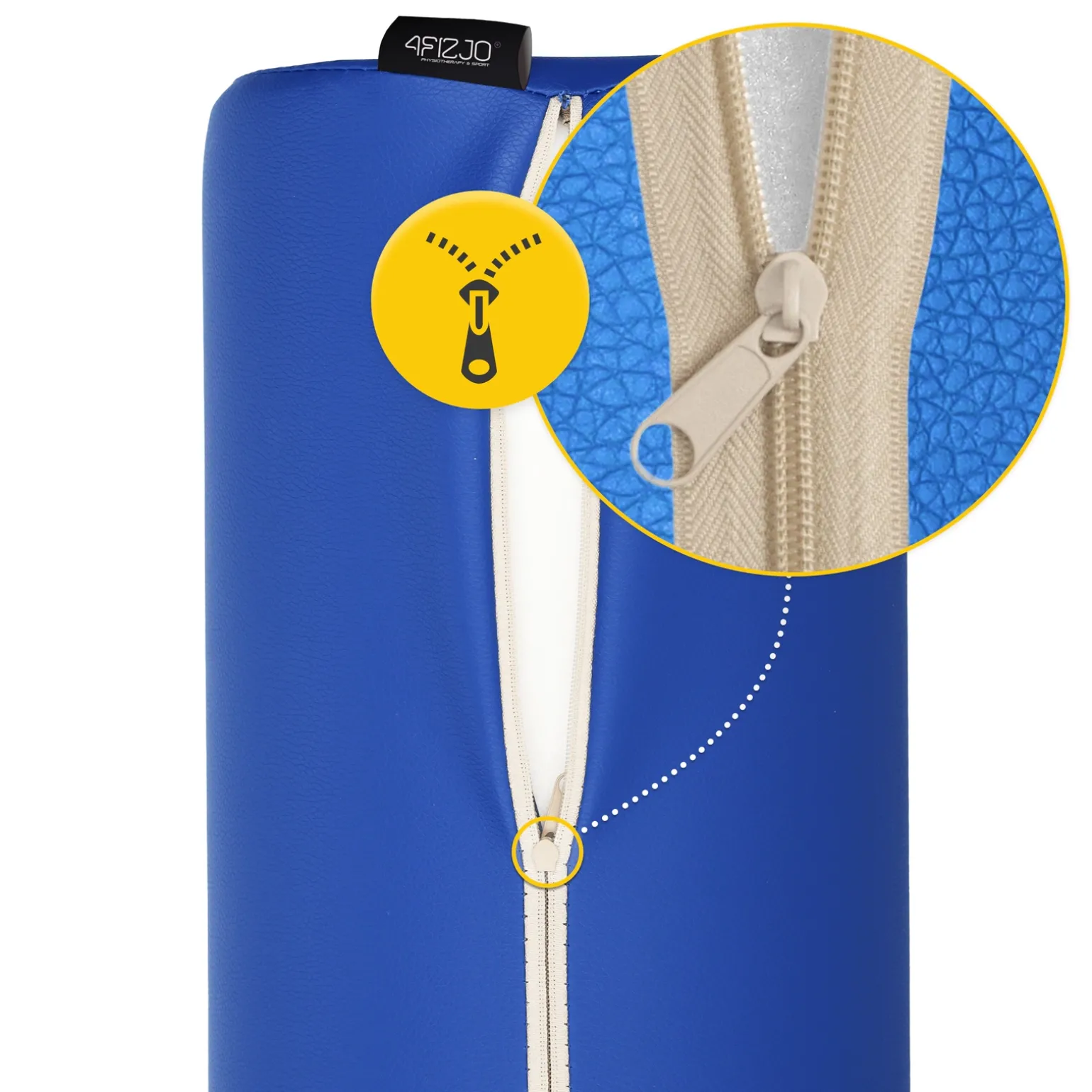 Wałek rehabilitacyjny kształtka do masażu 60 x 20 cm niebieska