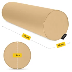 Wałek rehabilitacyjny kształtka do masażu 60 × 15 cm beżowa