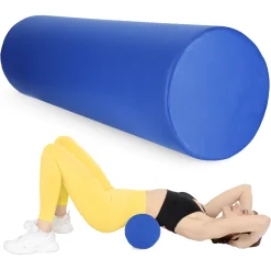 Wałek rehabilitacyjny kształtka do masażu 100 x 30 cm niebieska