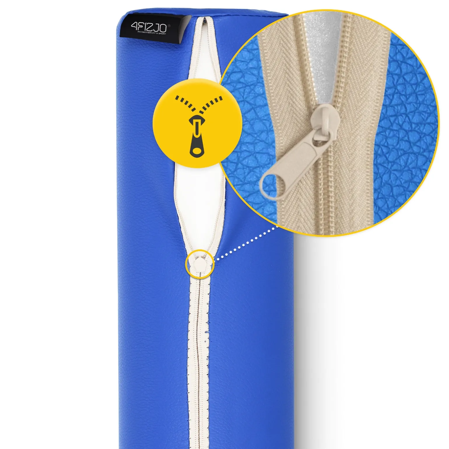 Wałek rehabilitacyjny kształtka do masażu 30 x 10 cm niebieska