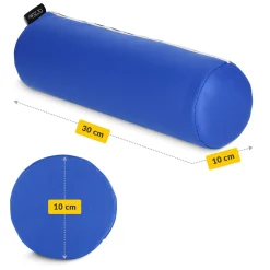 Wałek rehabilitacyjny kształtka do masażu 30 x 10 cm niebieska