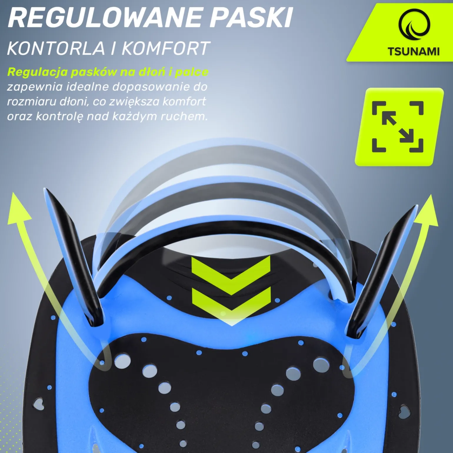 Wiosełka do pływania TSUNAMI