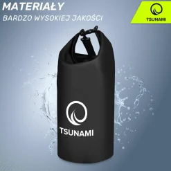 Worek wodoodporny 20 litrów TSUNAMI czarny