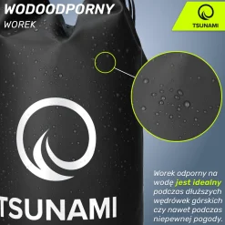 Worek wodoodporny 5 litrów TSUNAMI czarny