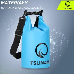 Worek wodoodporny 5 litrów TSUNAMI niebieski