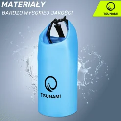 Worek wodoodporny 30 litrów TSUNAMI niebieski
