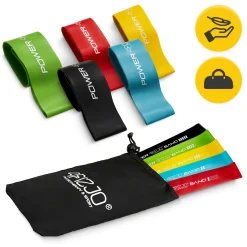 Zestaw 5 gum do ćwiczeń MINI POWER BAND