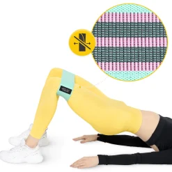 Zestaw 3 gum materiałowych do ćwiczeń HIP BAND