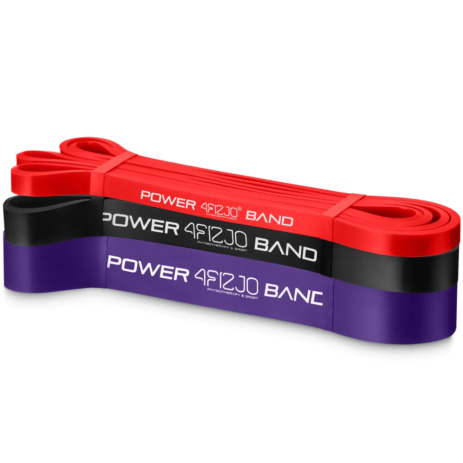 Zestaw 3 gum oporowych do ćwiczeń POWER BAND