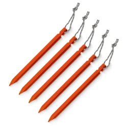 Zestaw aluminiowych śledzi do namiotu 15 cm 10 szt. - trójkątne