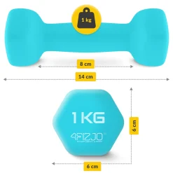 Zestaw hantelek żeliwnych 12 kg