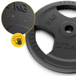 Zestaw kulturystyczny żeliwny 40 kg + gryf prosty 180 cm