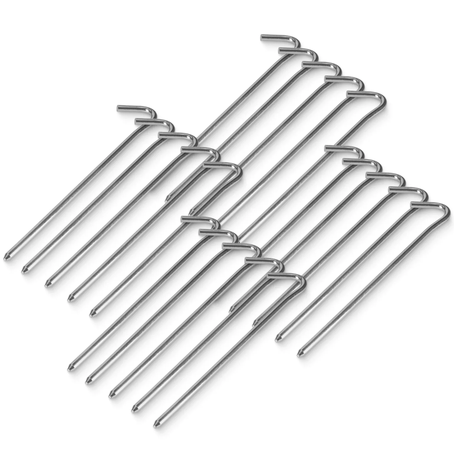 Zestaw stalowych śledzi do namiotu 20 szt.